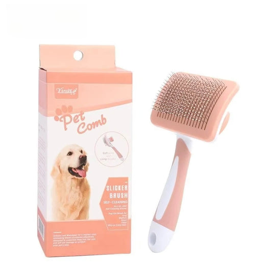 1Pcs Pet Hair Removal Comb Undercoat Hair Removal Slicker Brush for Dog and Cat Grooming Tool