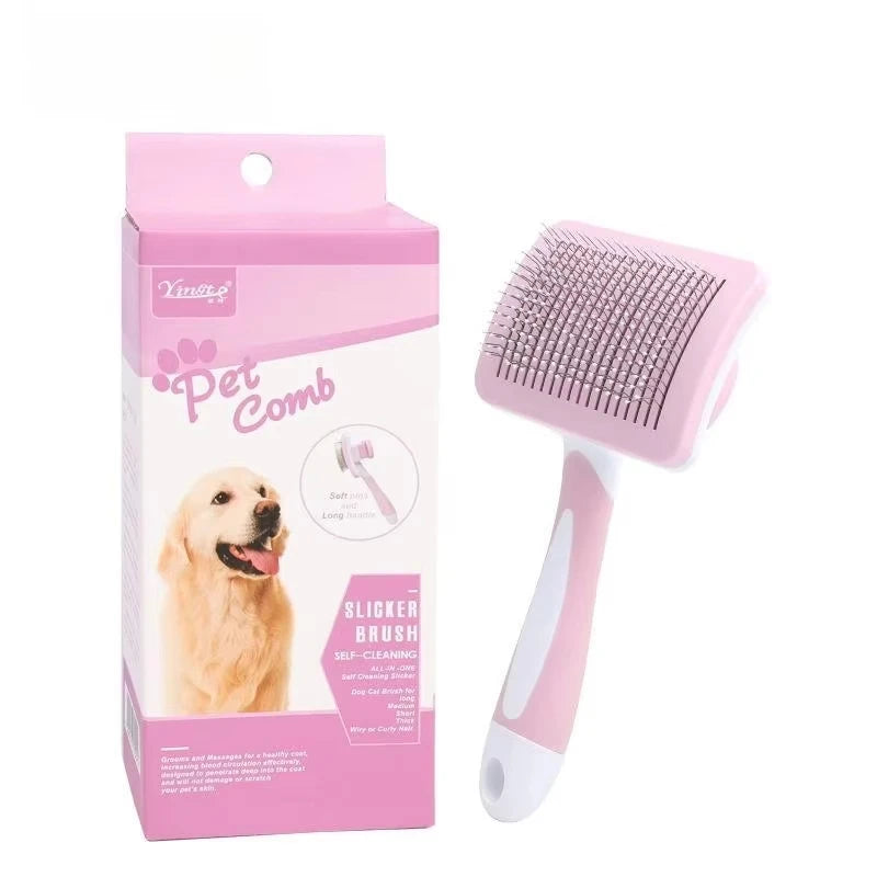 1Pcs Pet Hair Removal Comb Undercoat Hair Removal Slicker Brush for Dog and Cat Grooming Tool