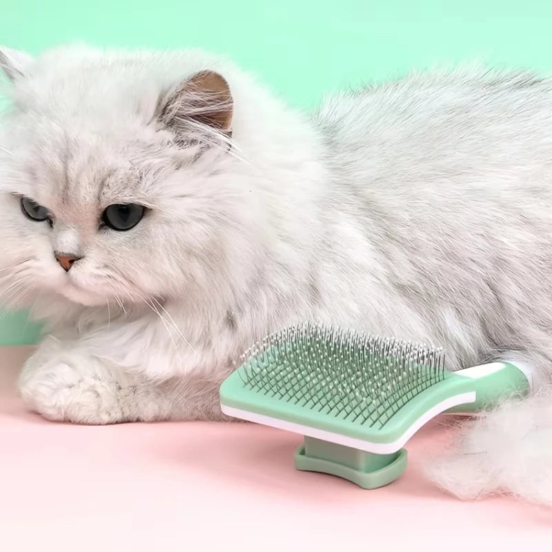 1Pcs Pet Hair Removal Comb Undercoat Hair Removal Slicker Brush for Dog and Cat Grooming Tool