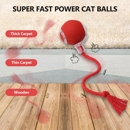 Automatic 360° Rolling Pet Ball - Grinding and Soothing Function,
